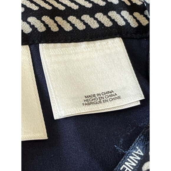 ANNE KLEIN Bilbao Stripe Chiffon Midi Skirt Women’s Sz 4 - Picture 8 of 11